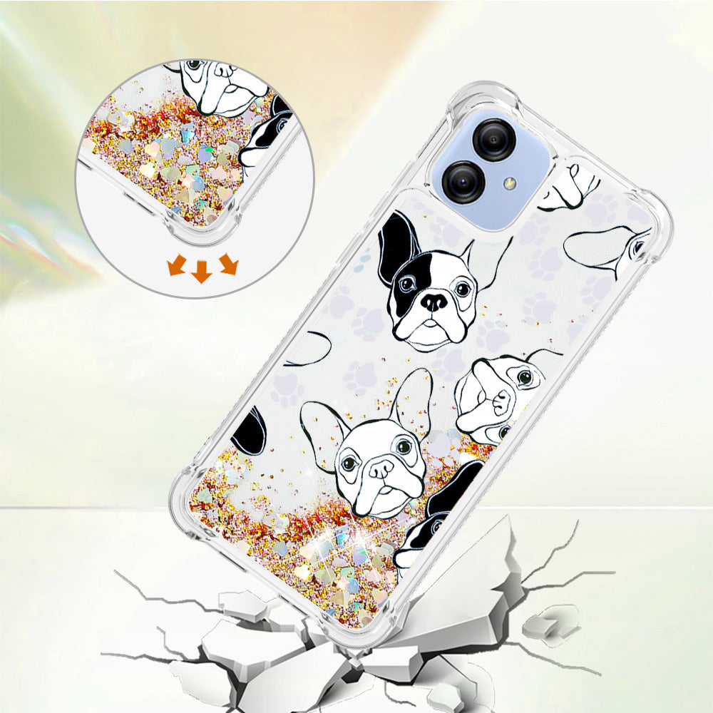 YB Quicksand Series-2 for Samsung Galaxy A04e 4G F04 4G M04 4G Liquid Quicksand Phone Case Pattern Printing Soft TPU Cover YB Quicksand Series-2 for Samsung Galaxy A04e 4G F04 4G M04 4G Liquid Quicksand Phone Case Pattern Printing Soft TPU Cover